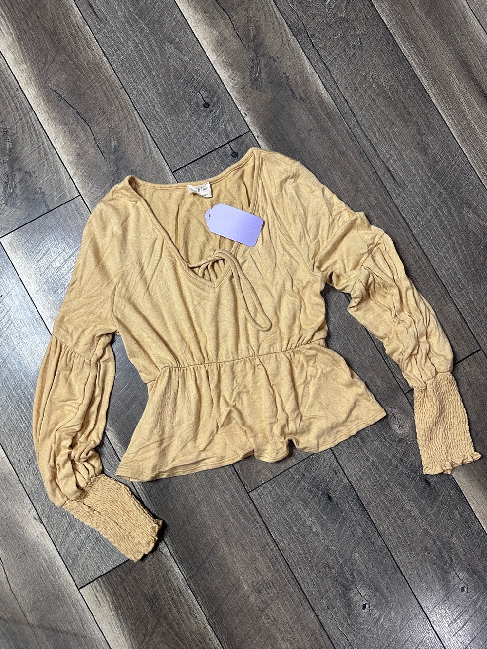 Peach Love Long Sleeve Top